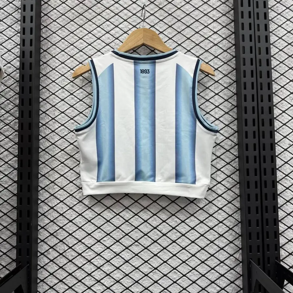 Argentina Soccer Jersey Home Women's Vest World Cup 2026