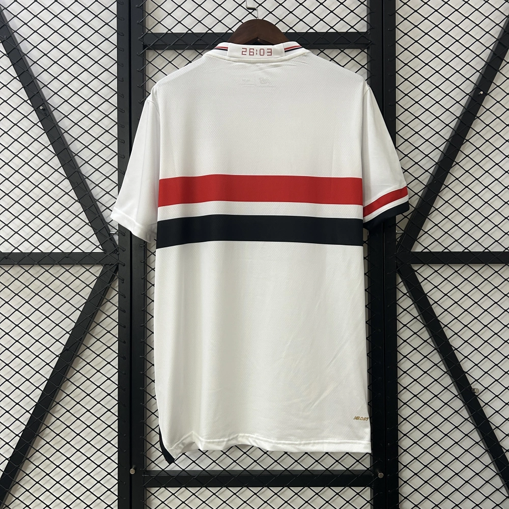 Sao Paulo FC Soccer Jersey Home Custom Shirt 2025 - Without Sponsor