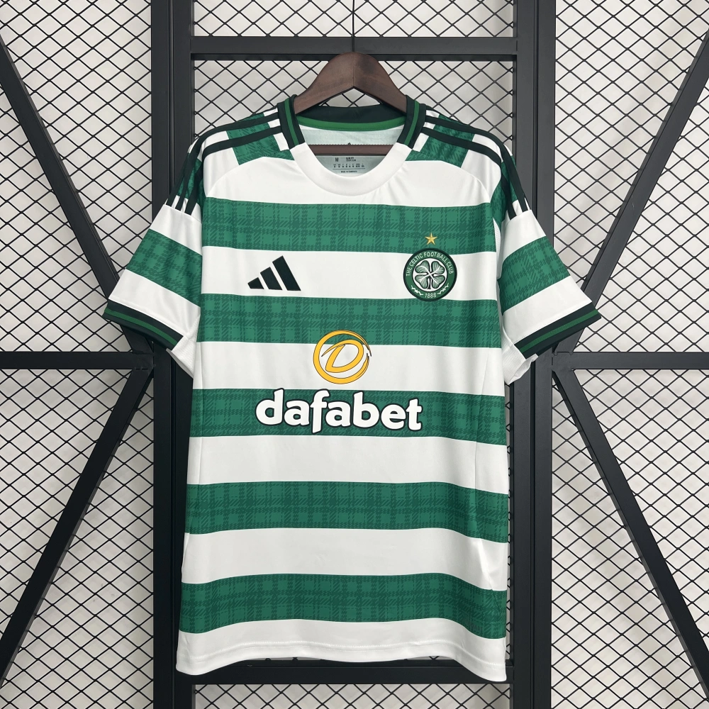 Celtic Soccer Jersey Home Custom Shirt 2025/26