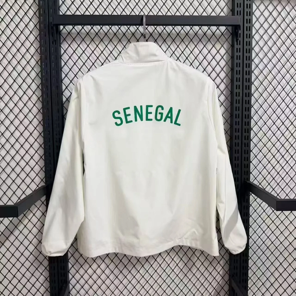 Senegal Windbreaker Jacket White World Cup 2026