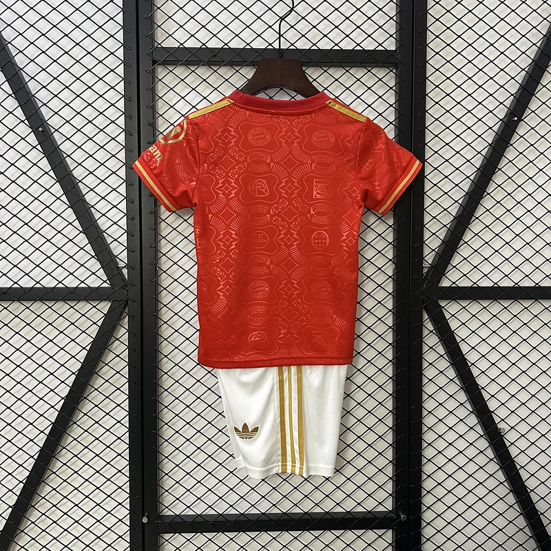Bayern Munich Kids Kit Jerseys+Shorts 2025/26 125th Anniversary