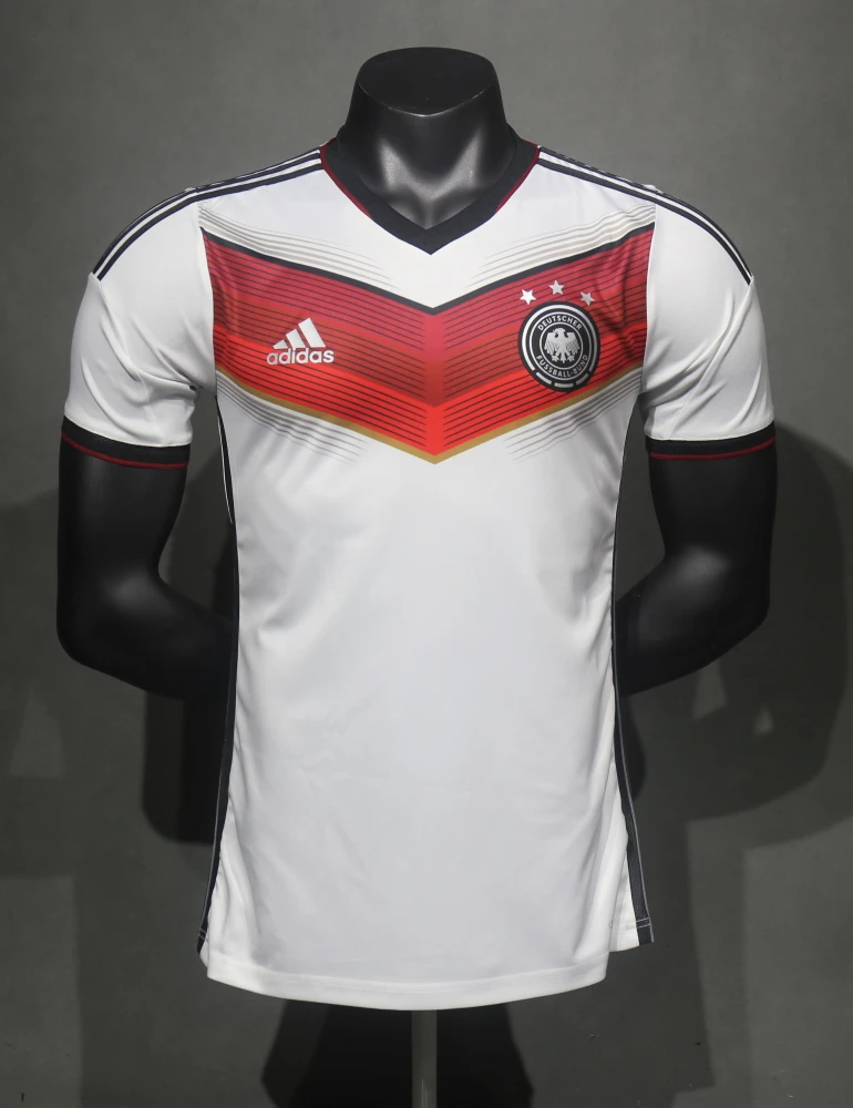 Germany Retro Authentic Soccer Jersey Home Shirt World Cup 2014