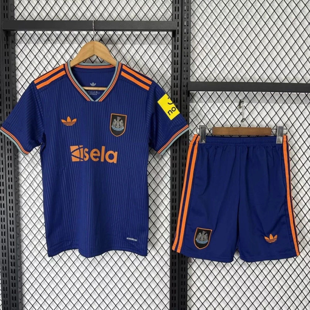 Newcastle United Football Jersey Third Away Kids Kit Jersey+Shorts 2025/26