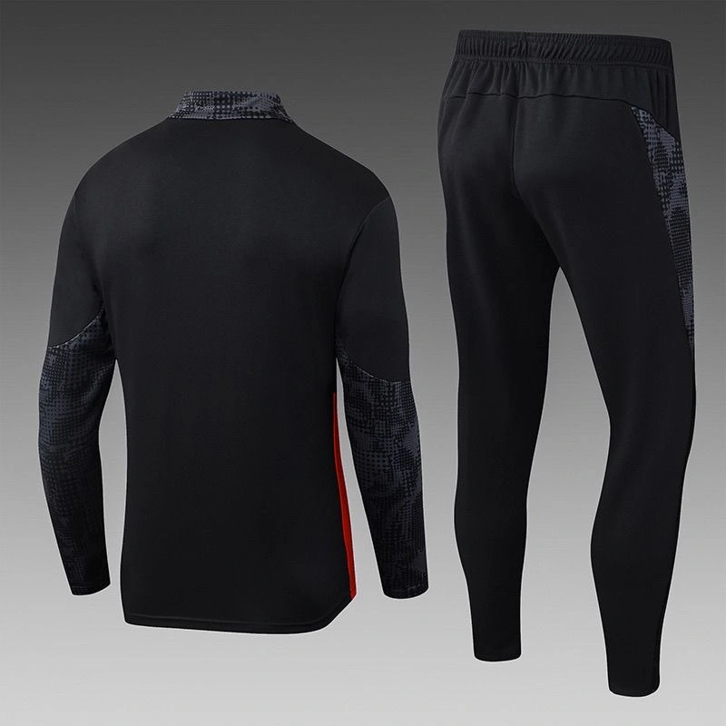 AC Milan Training Kit (Sweatshirt+Pants) Black 2025/26