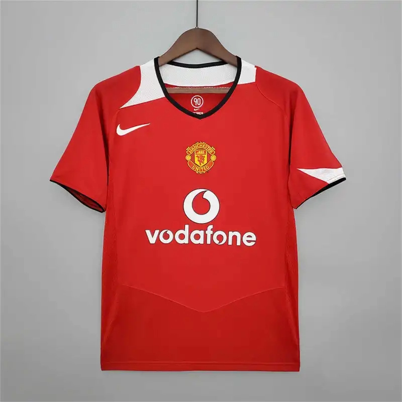 Rooney #8 Manchester United Retro Home Football Jersey Shirt 2004/06