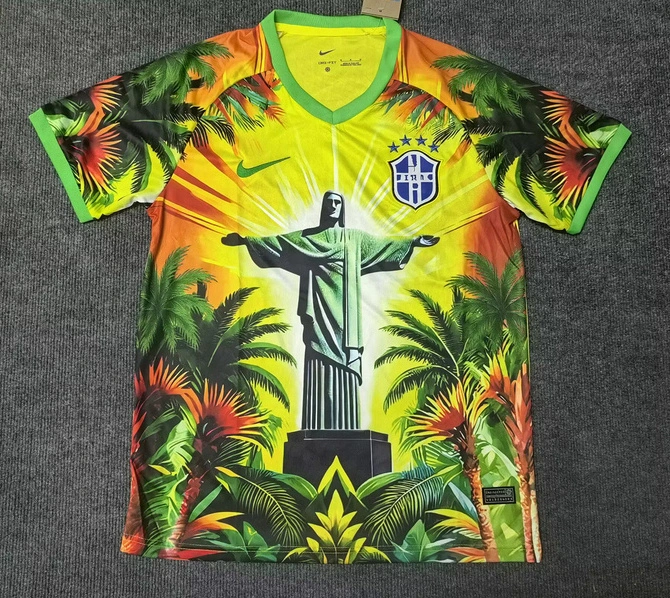 Brazil Soccer Jersey Jesus Special Edition Custom Shirt 2025