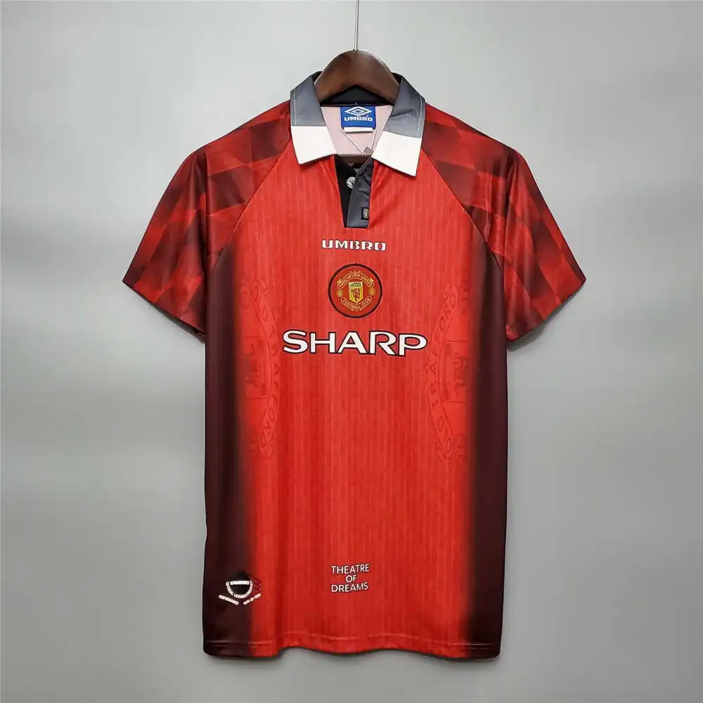 Manchester United Retro Football Jersey Home Custom Shirt 1996/98