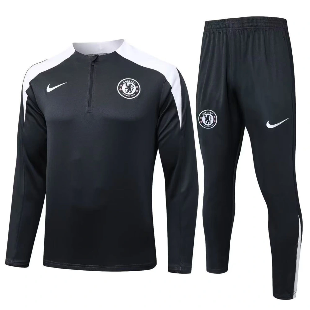 Kids Chelsea Training Kit (Sweatshirt+Pants) Deep Grey 2025/26