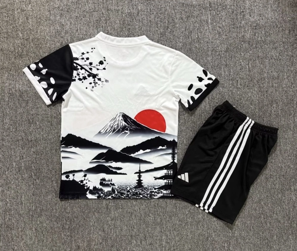 Japan Soccer Jersey Special Edition Kids Kit Jersey+Shorts 2025