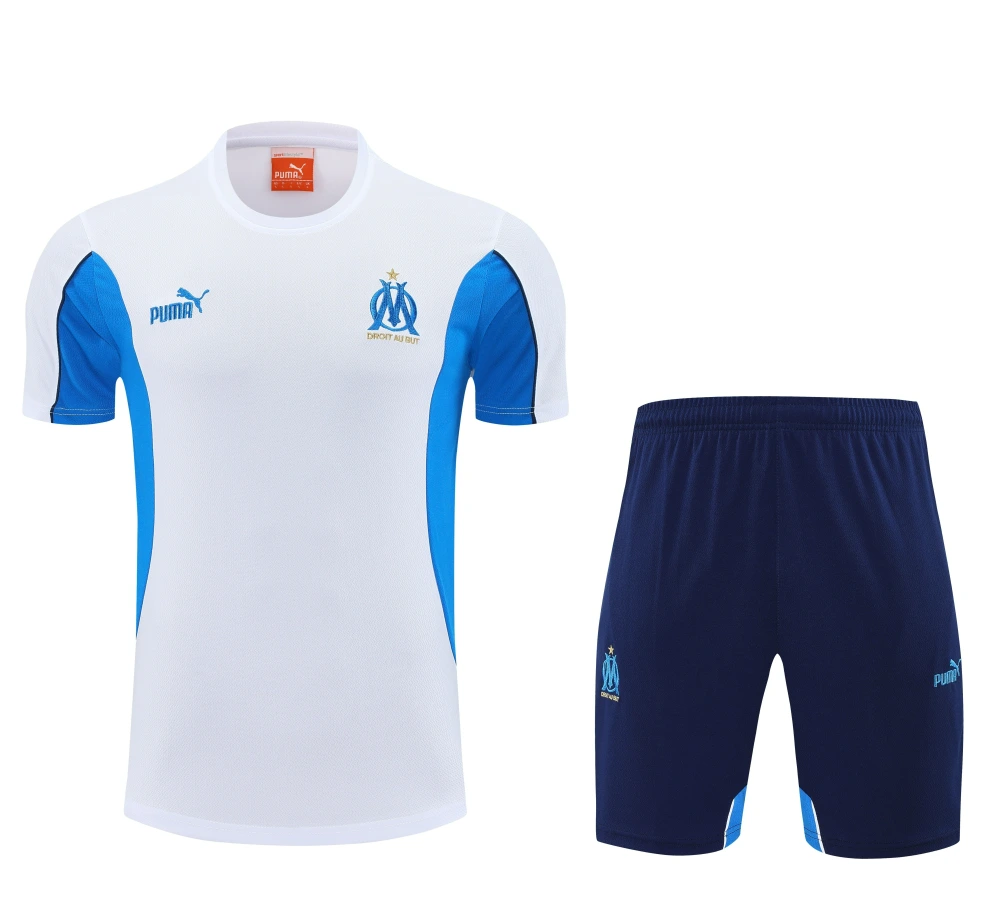 Marseille Training Jersey Kit White 2025/26