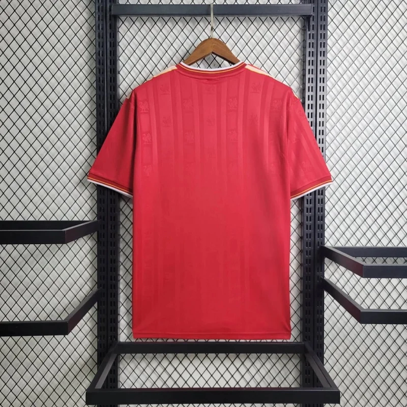 Liverpool Retro Football Jersey Home Custom Shirt 1985-86