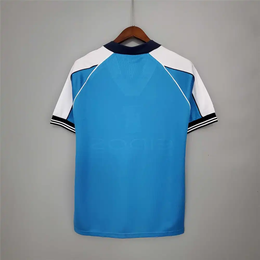 Manchester City Retro Home Football Jersey Shirt 1999/01