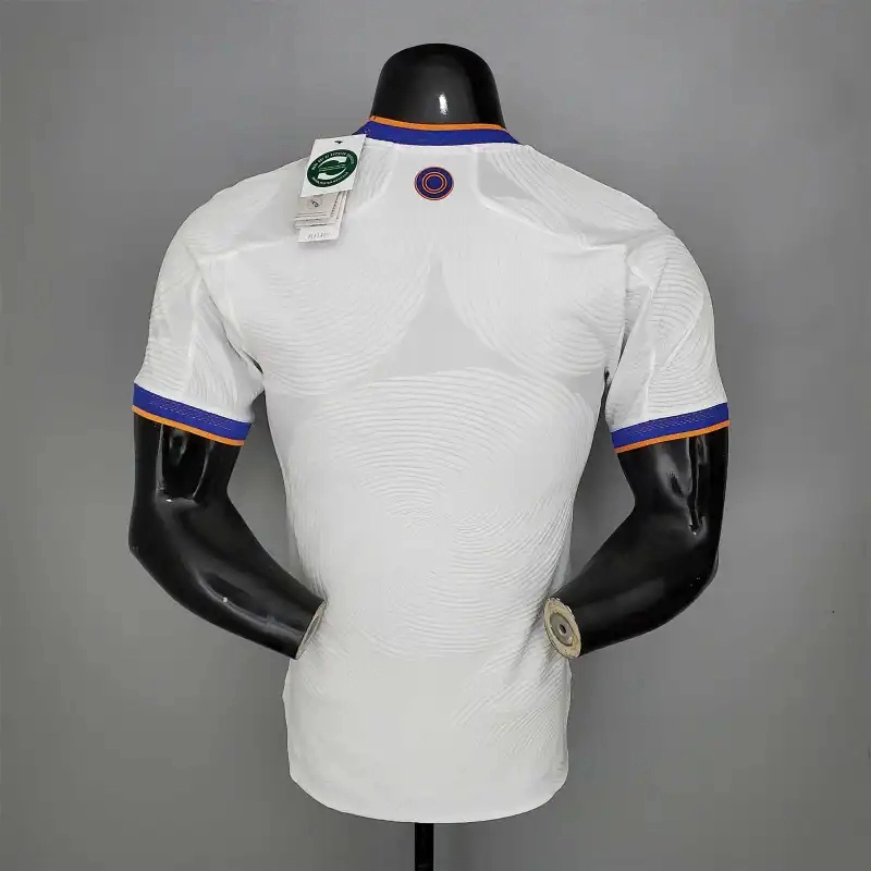Real Madrid Authentic Retro Jersey Home Soccer Shirt 2021/22