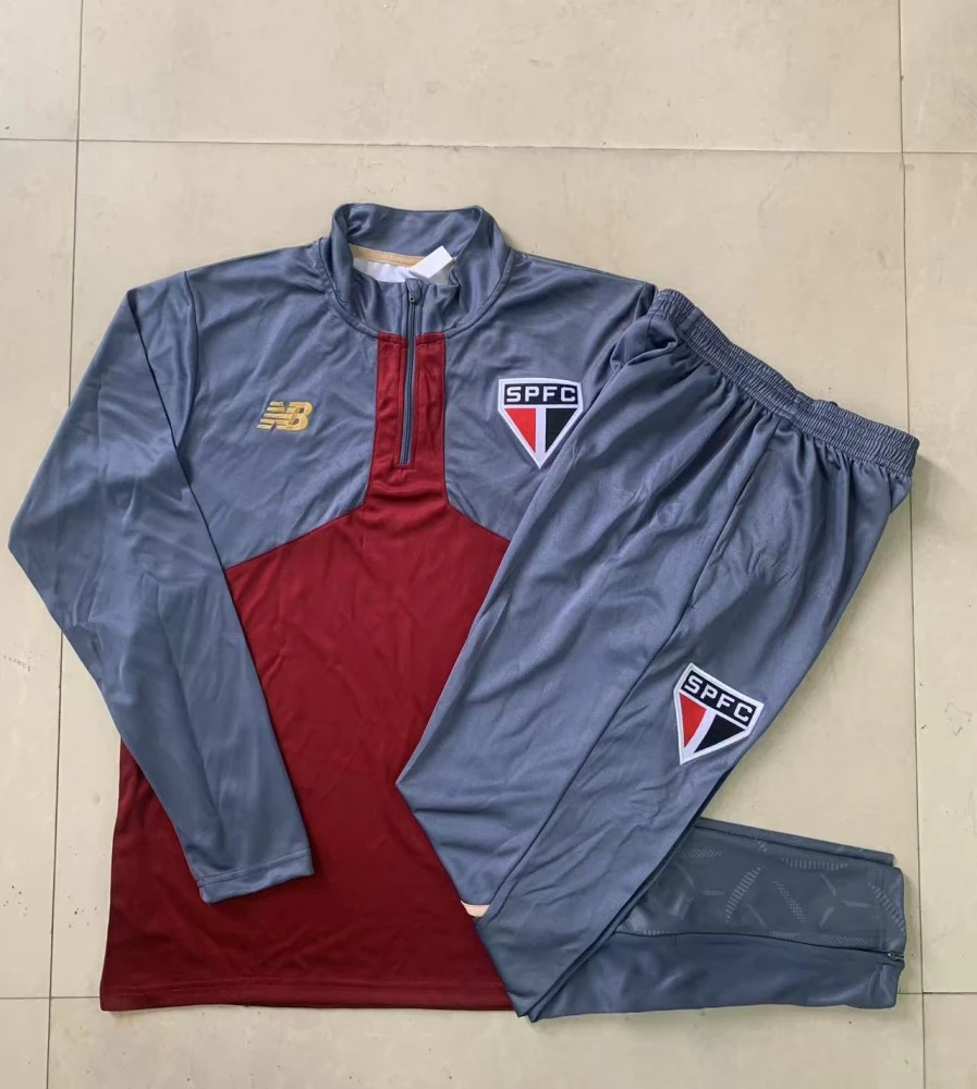 Sao Paulo FC Training Kit (Sweatshirt+Pants) Red 2025