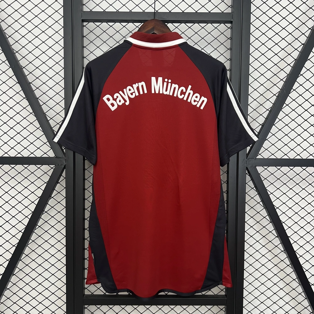 Bayern Munich Retro Jersey Home Soccer Shirt 2001-02