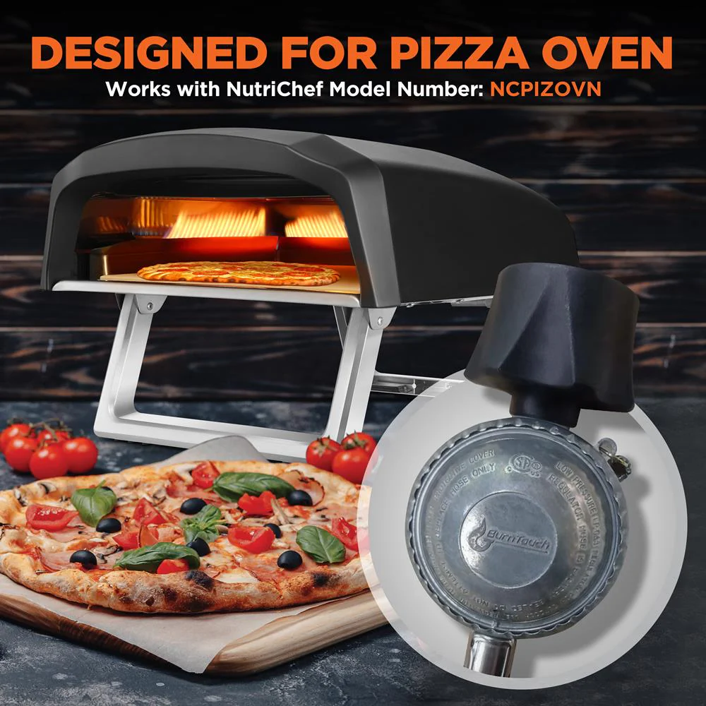 Replacement Hose And Regulator - Works With Nutrichef Model Number: Ncpizovn