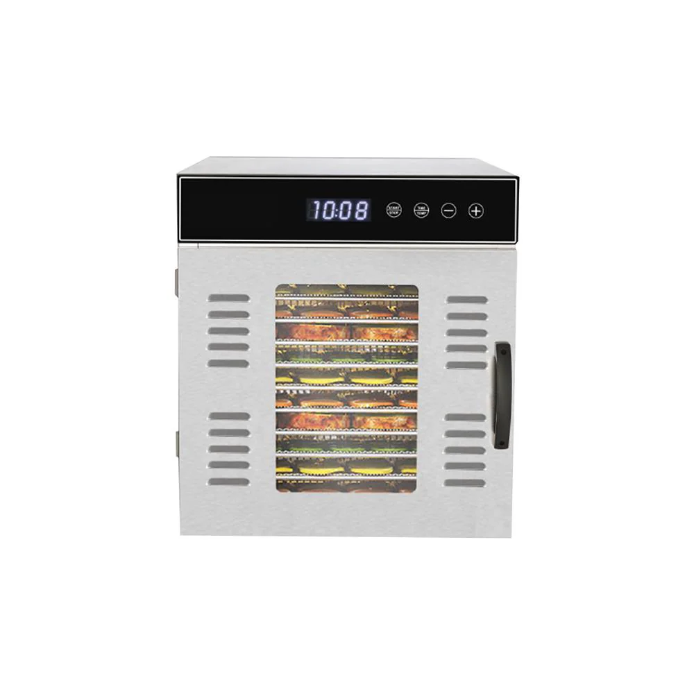 14 Shelf Stainless Steel Trays With Digital Timer And Temperature Control, 1000 Watts