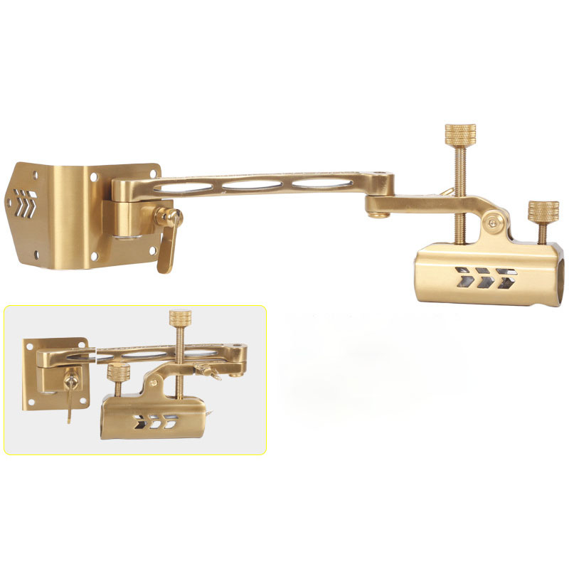 Thicker and Longer Upgraded Version Universal Adjustable Fishing Box Accessories Folding Bracket