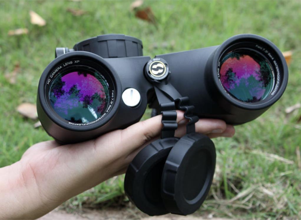 HD 7x50/10x50 Military Night Vision Navigation Ranging Compass Waterproof Binoculars