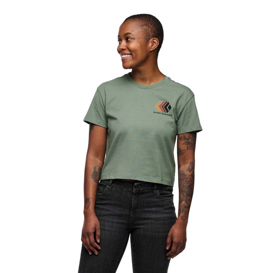 Women's Faded Crop Tee