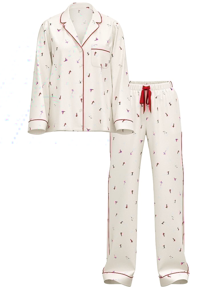 Victoria's Secret Flannel Long Pajama Set