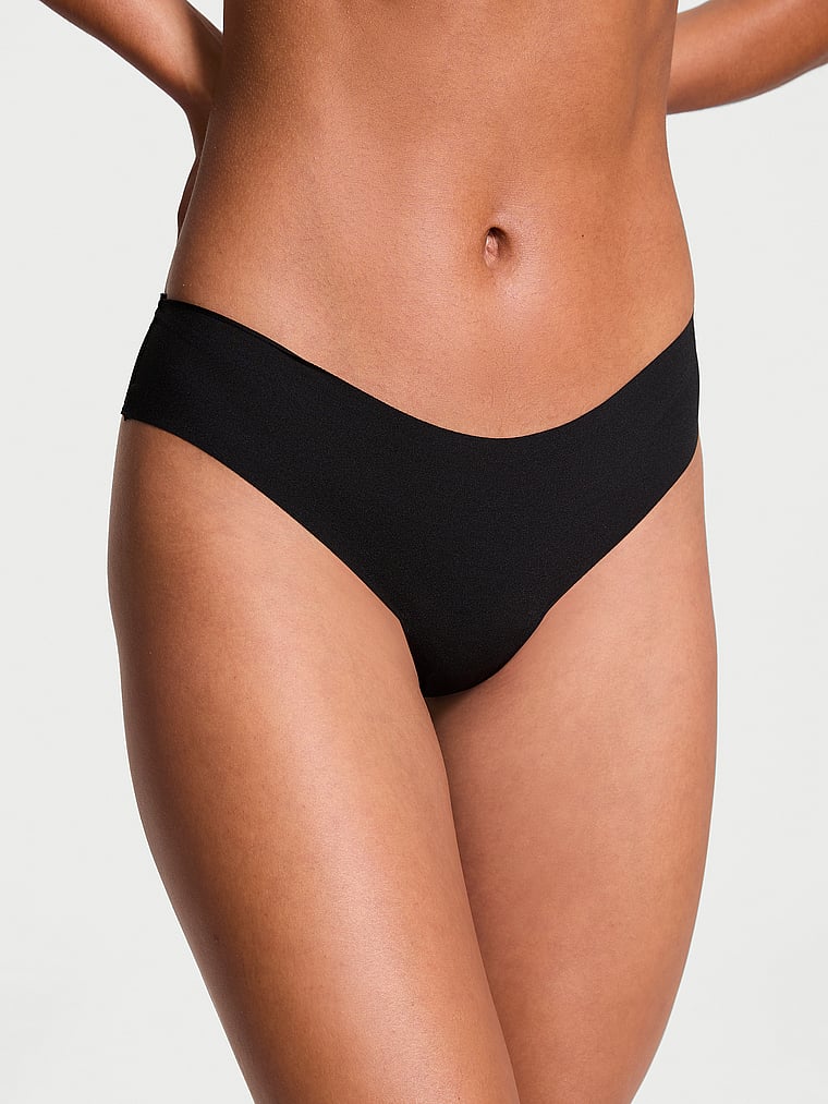 No-Show No-Show Lace-Back Thong Panty Novelty