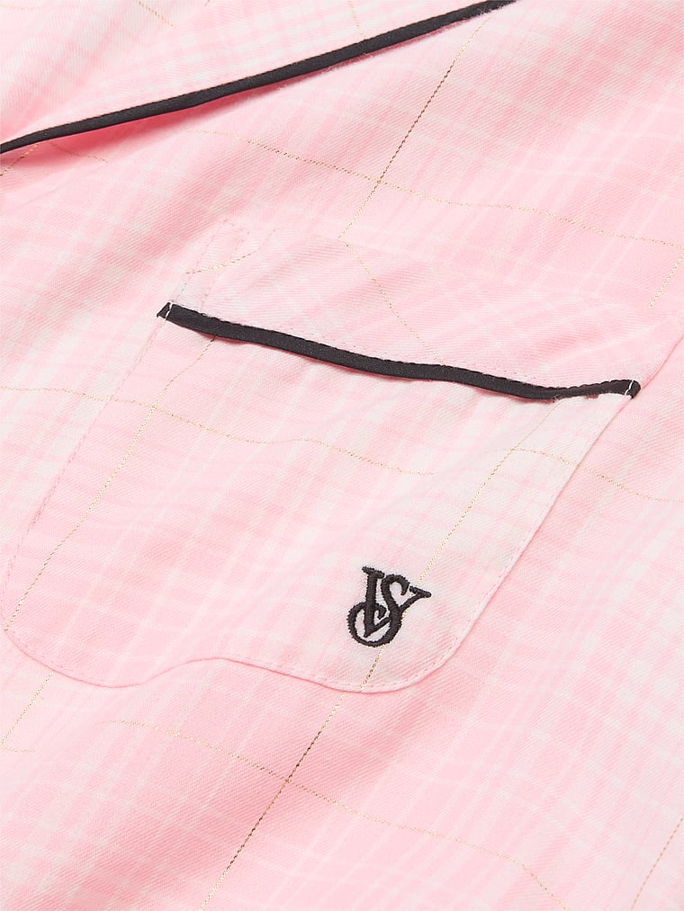 Victoria's Secret Flannel Short Pajama Set