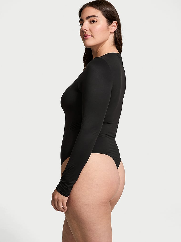 Victoria's Secret BODYWEAR by Victoria with FeatherSoft? Innovation Long-Sleeve Bodysuit