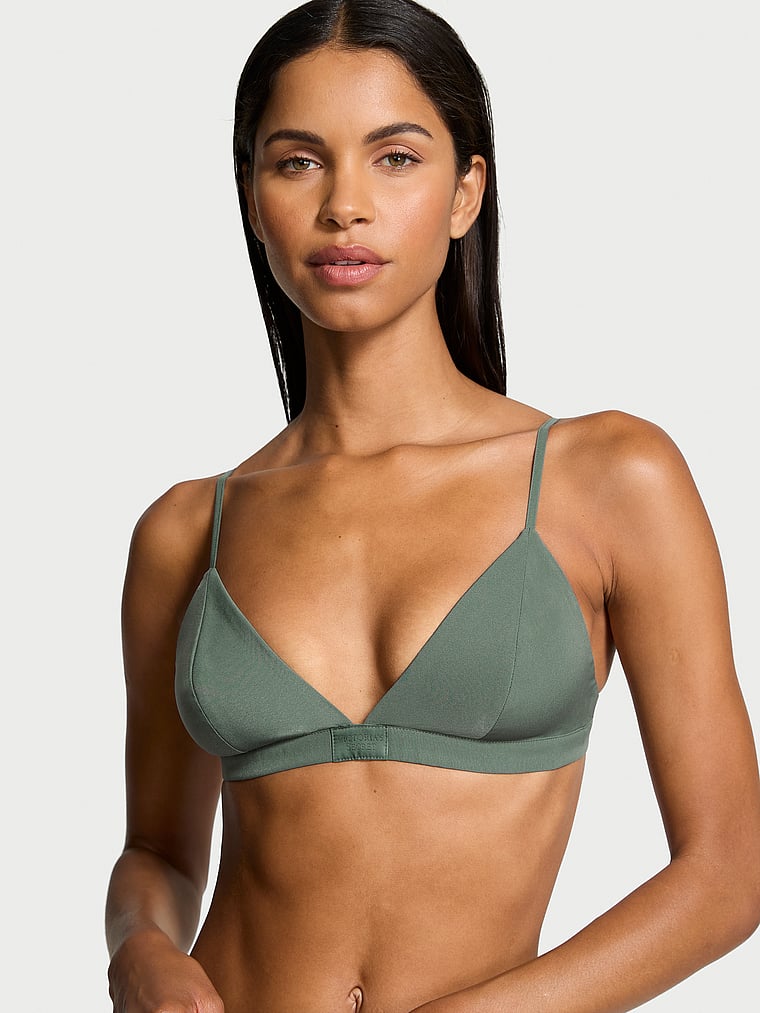 Victoria's Secret Luxe Crepe Triangle Bralette