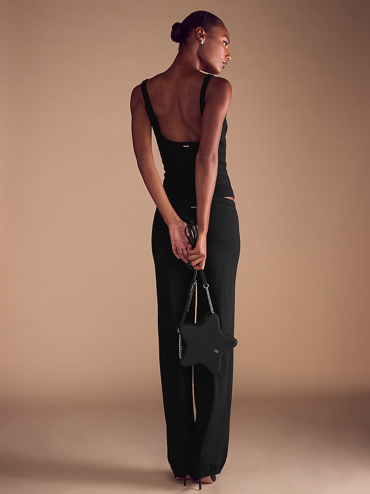 Victoria's Secret Luxe Cr��me Knit Plunge Bodysuit