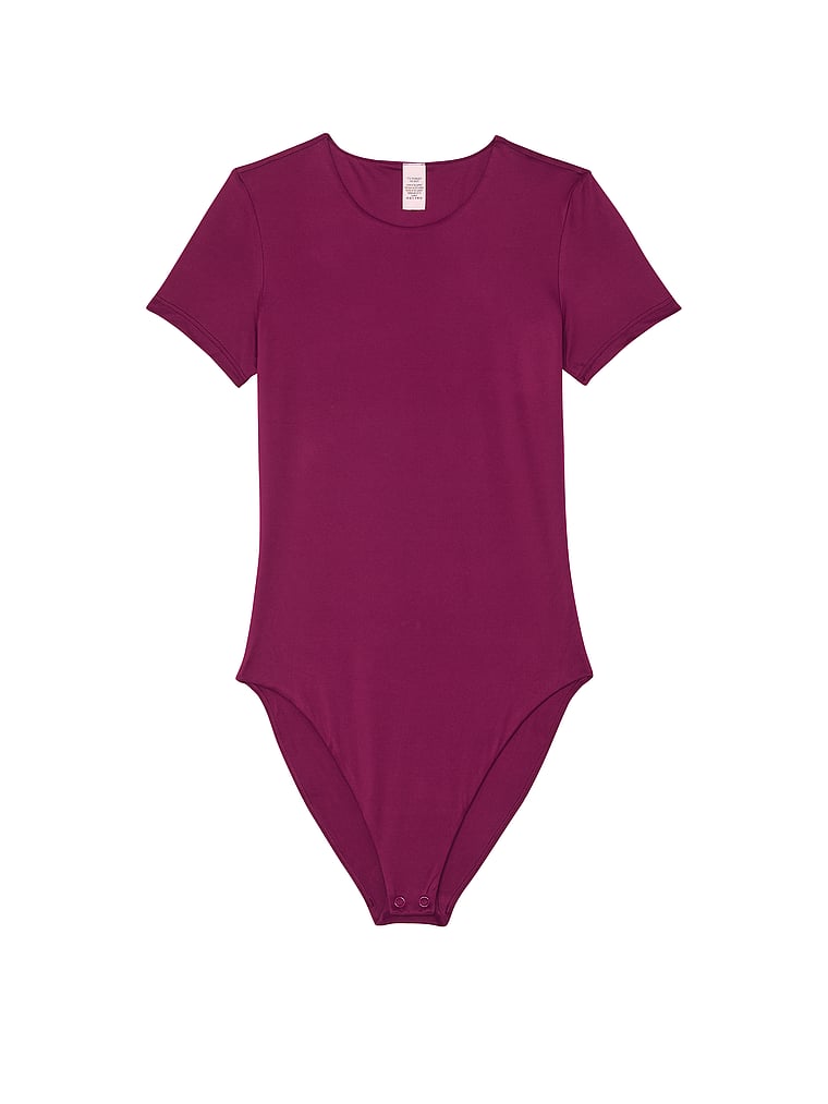 Victoria's Secret BODYWEAR by Victoria with FeatherSoft? Innovation Short-Sleeve Bodysuit