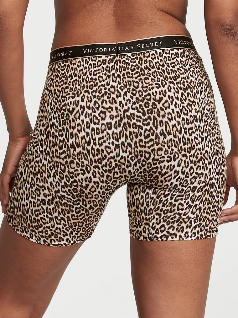 Cotton Logo Cotton High-Waist Boxer Brief Cotton