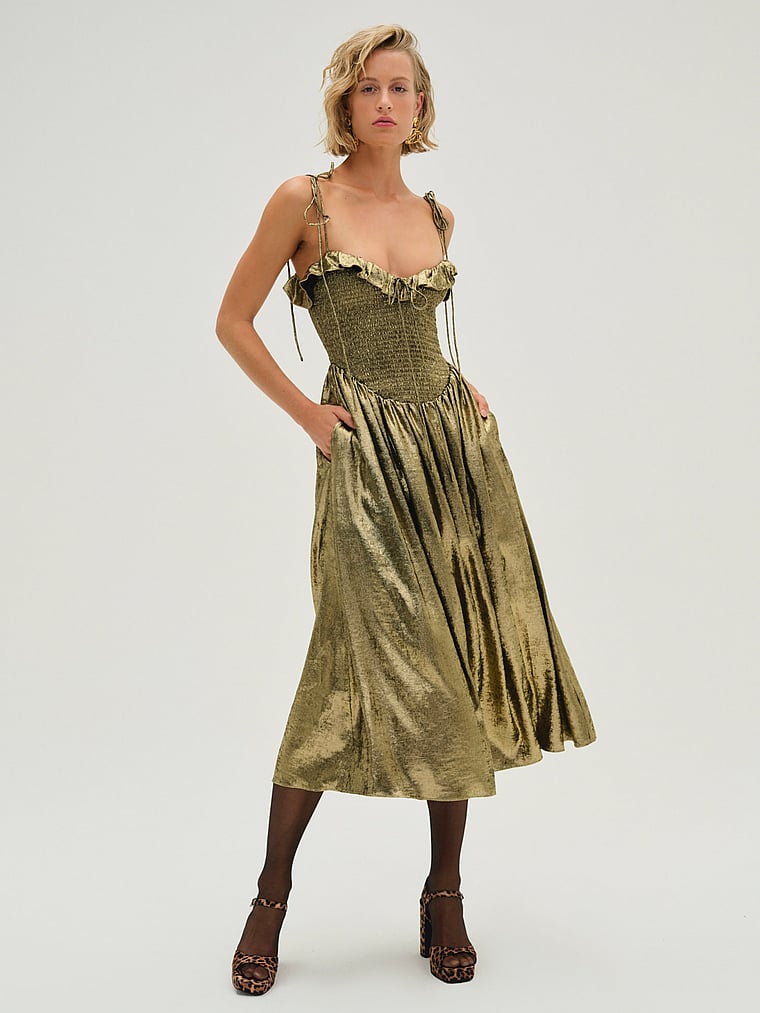 For Love & Lemons Bethany Midi Dress