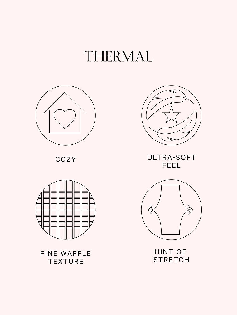 Victoria's Secret Thermal Long Pajama Set