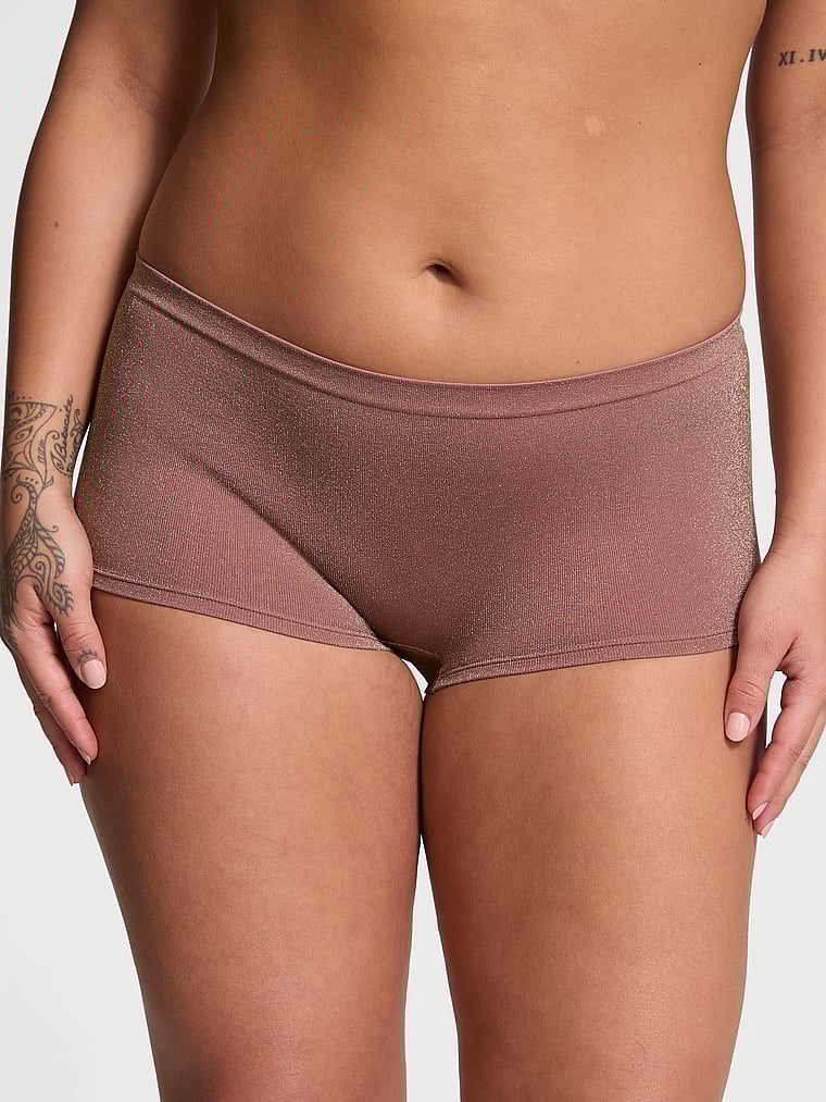 Seamless Seamless Boyshort Panty Lurex