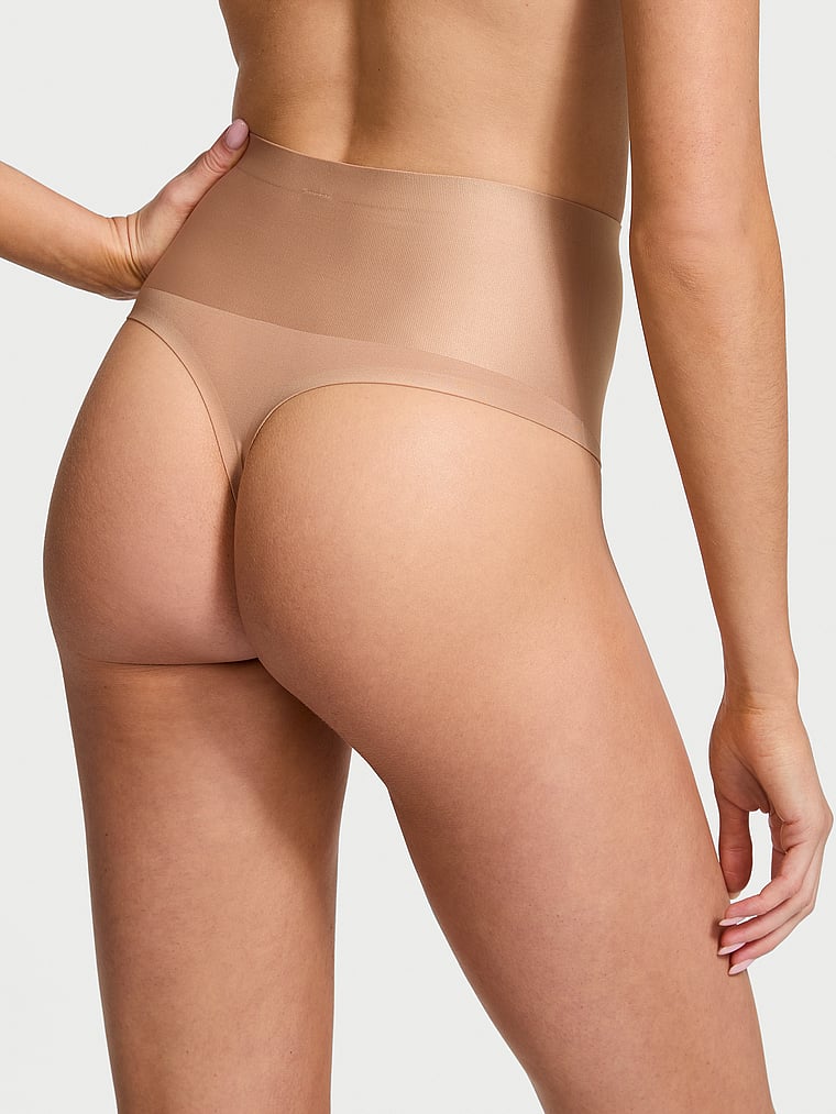 Body by Victoria Smoothing Shimmer Thong Panty Smooth
