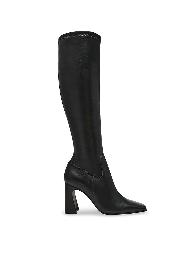 Steve Madden Lamarca Black Knee-High Boot