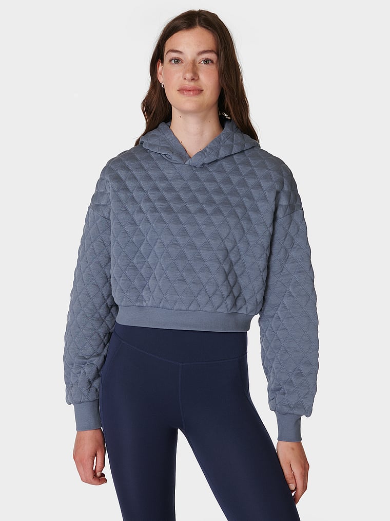 Sweaty Betty Sand Wash Quilted Hoodie