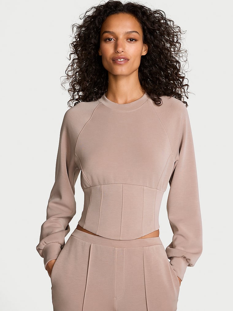 VSX VSX Featherweight Knit Corset Crewneck