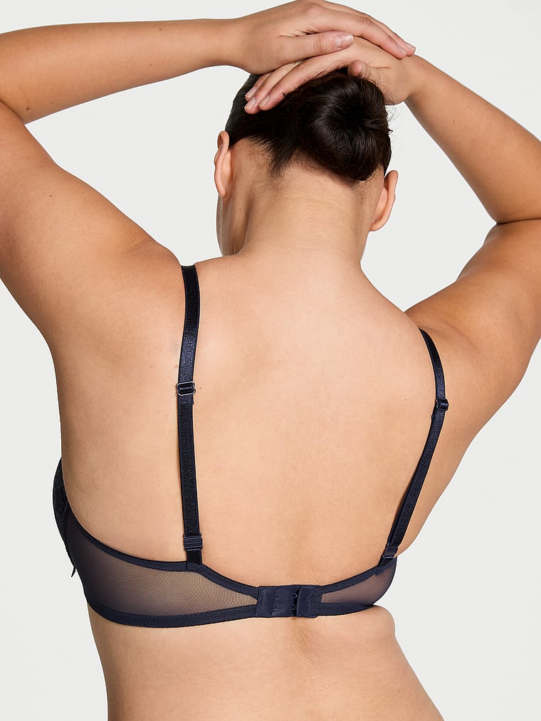 Victoria's Secret Sexy Tee Posey Lace Wireless Push-Up Bra Lace
