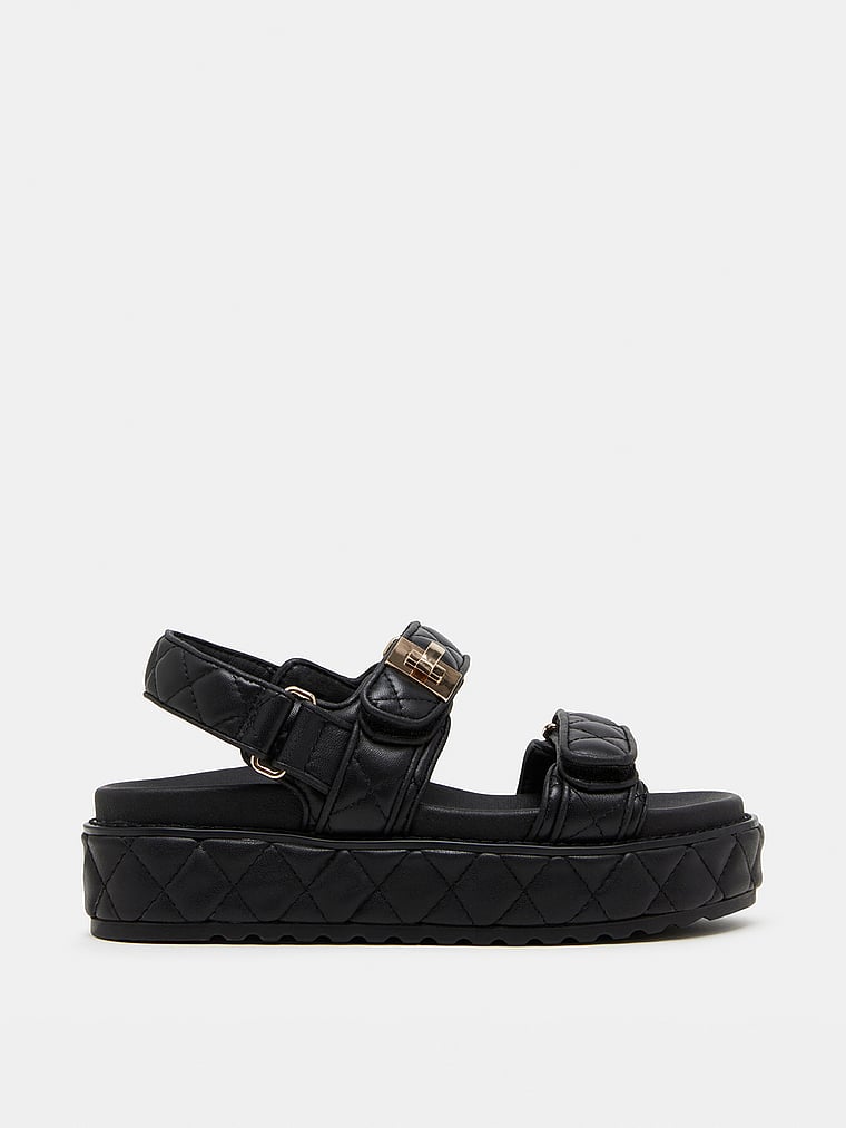 Steve Madden Bigmona Quilted Flatform Sandals