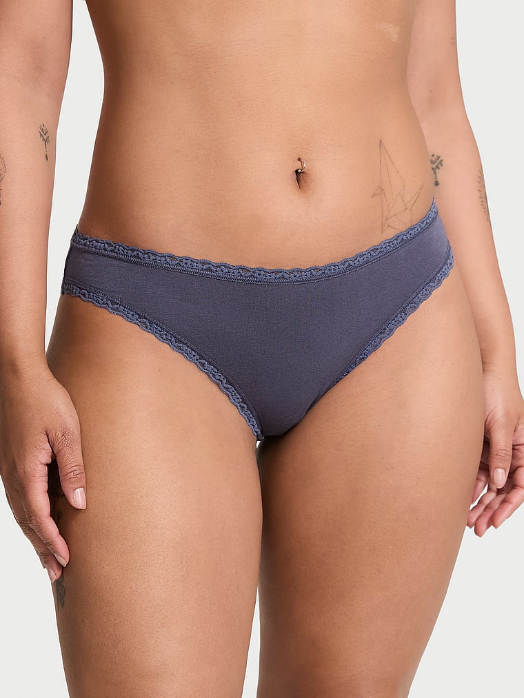 The Lacie Lace-Waist Bikini Panty Smooth