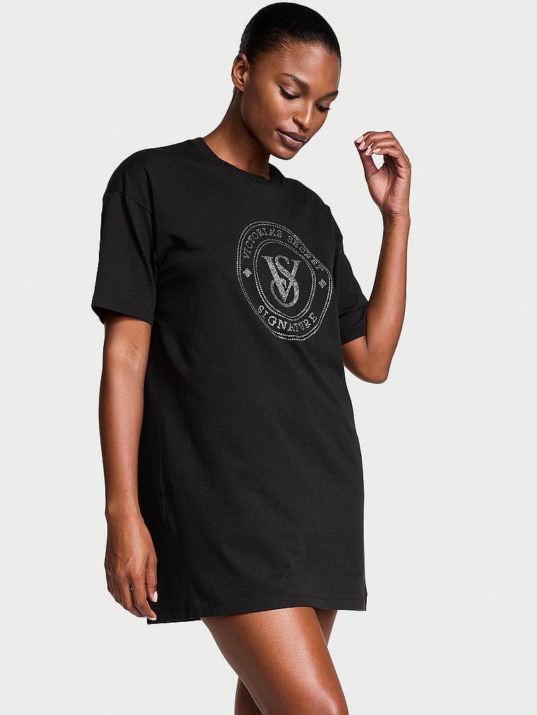Victoria's Secret 100% Cotton Oversized Sleep Tee