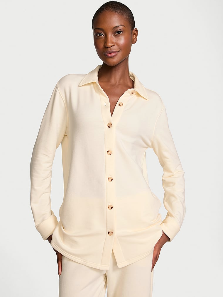 Victoria's Secret Brushed Modal Fleece Oversized Shirt