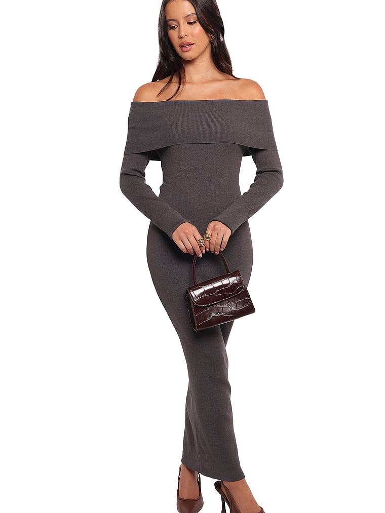 Petal & Pup Archie Off The Shoulder Midi Dress