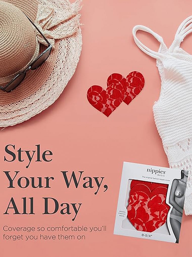 B-Six Heart Nipple Covers