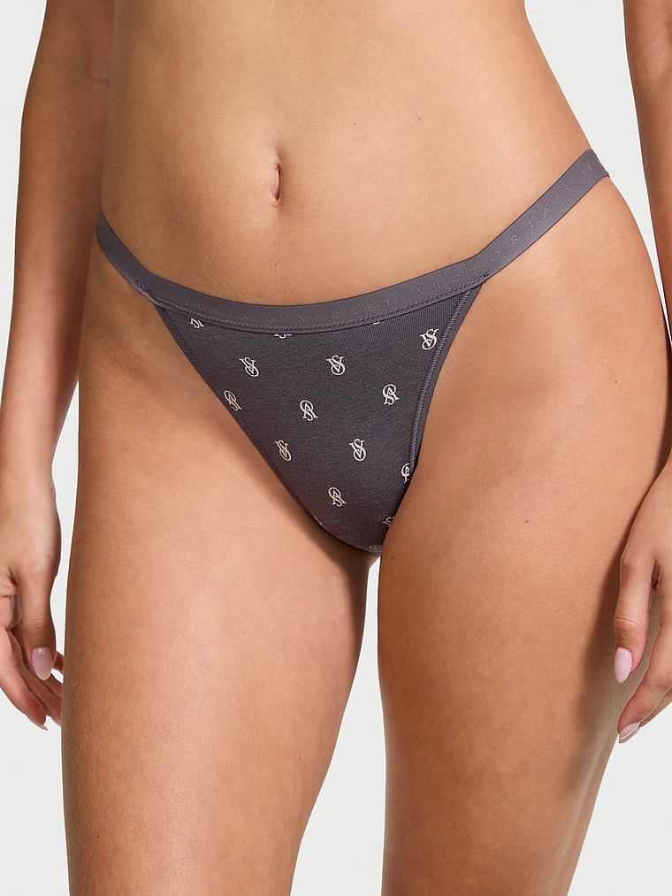 Victoria's Secret Stretch Cotton String Bikini Panty Smooth