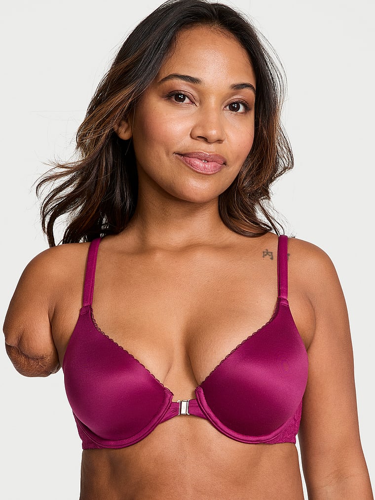 Body by Victoria VS Adaptive Lightly Lined Front-Close Full-Coverage Bra Lace