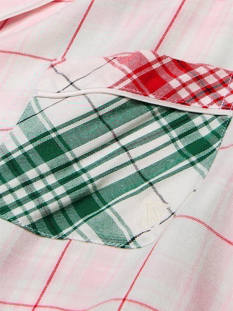 Victoria's Secret Flannel Long Pajama Set