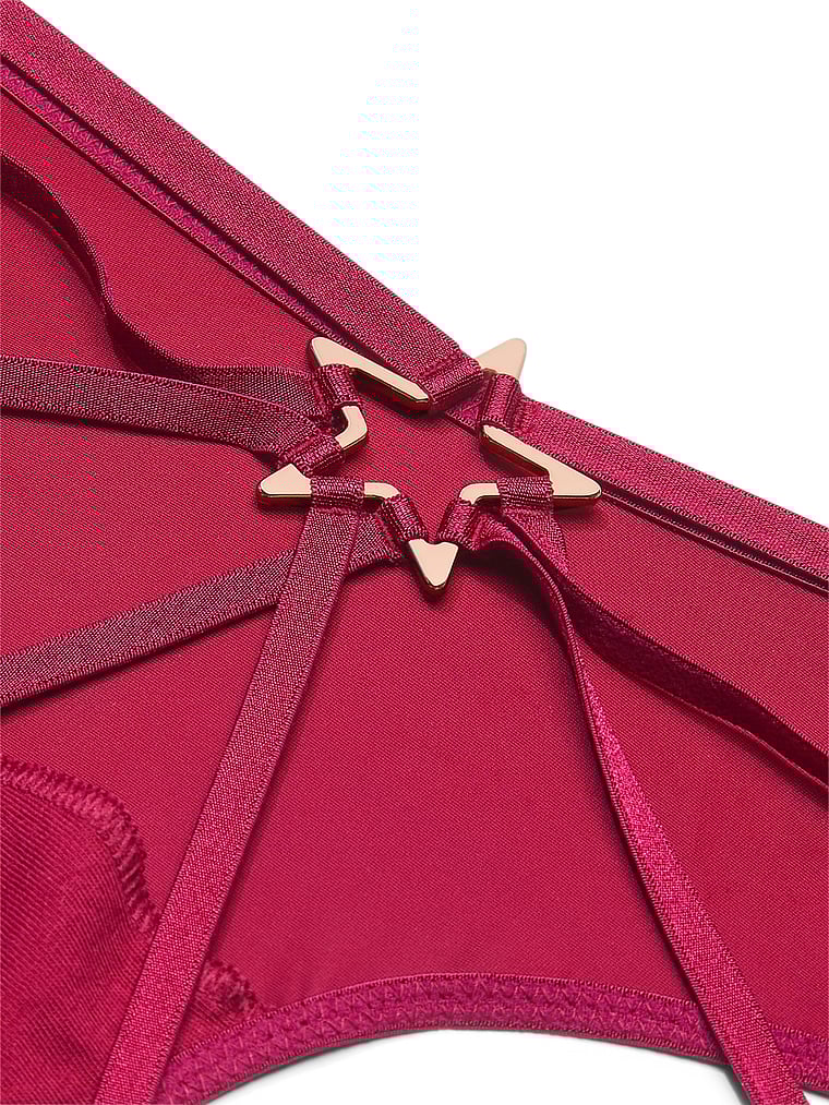 Very Sexy Starstruck Strappy High-Leg Cheeky Panty Hardware